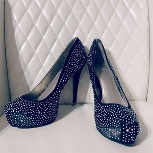 Forever 21 rhinestone stilettos.